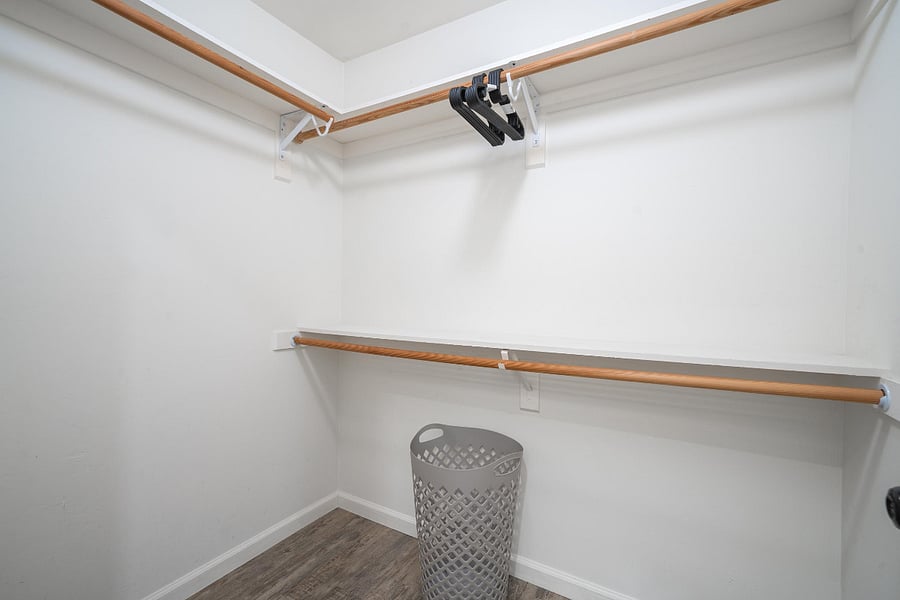 Master walk-in closet