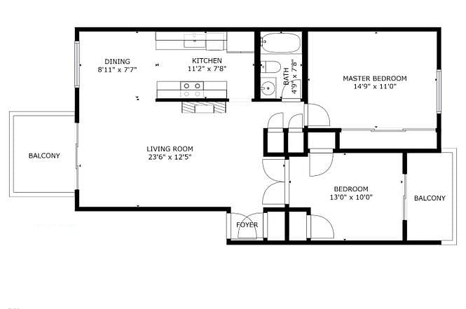 The floorplan.