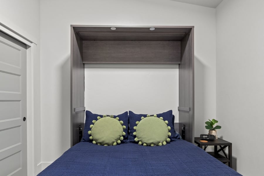 Guest bedroom one with queen bed
