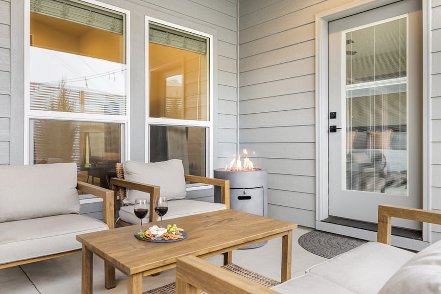Back patio