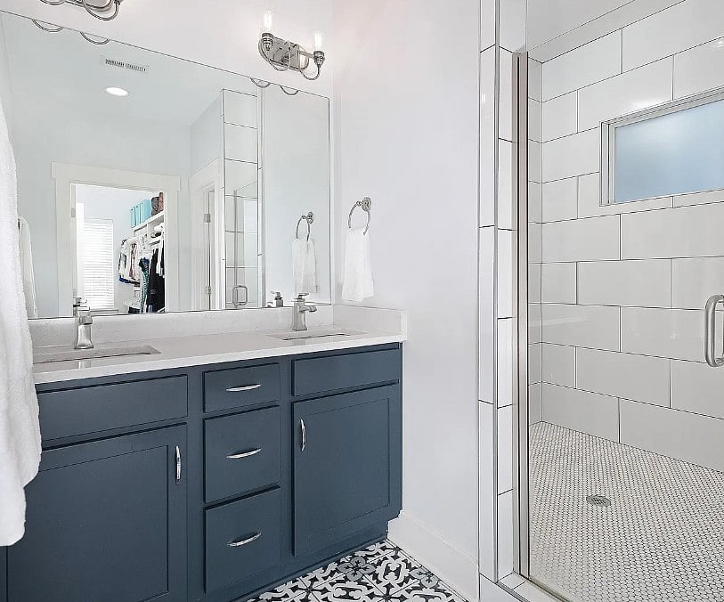 Primary suite bathroom