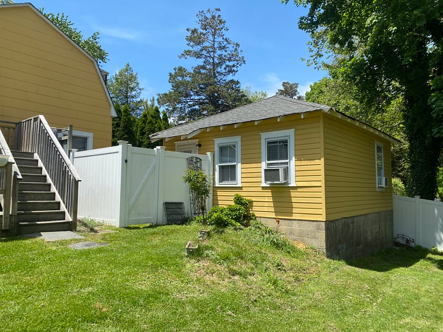 Back cottage. Not for rent.