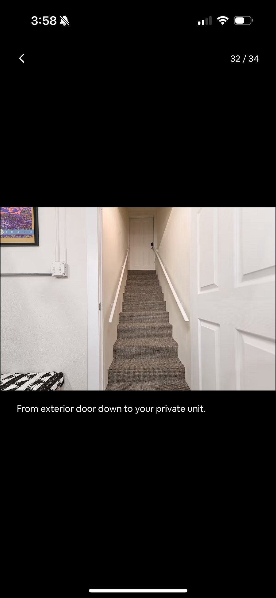 Stairs to basement