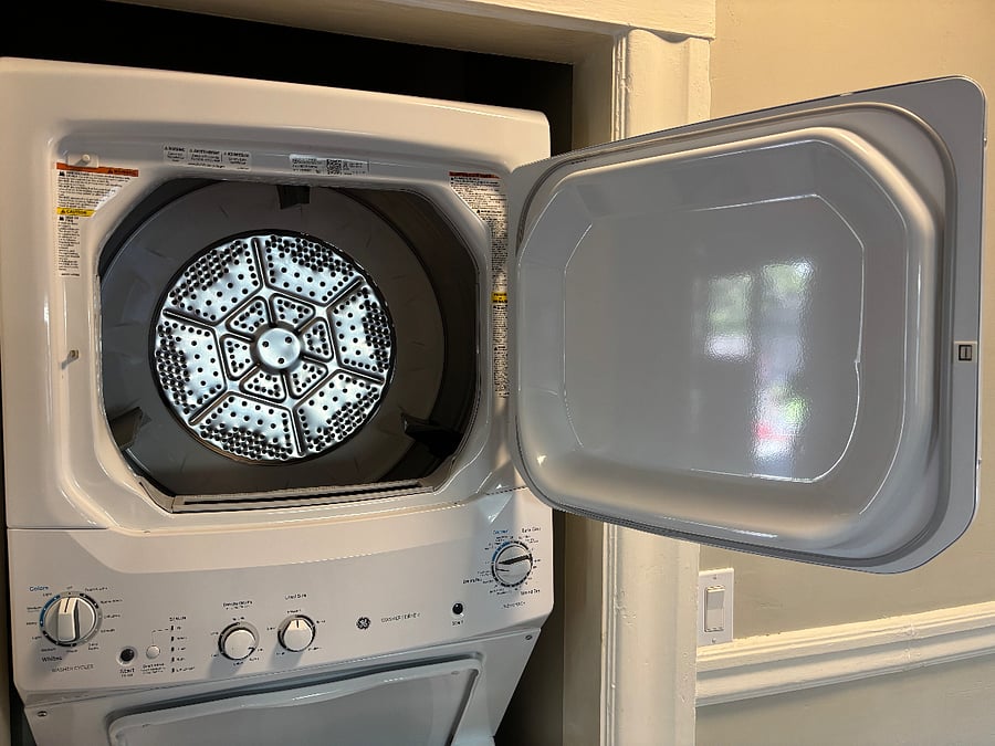 New washer/dryer in kitchen