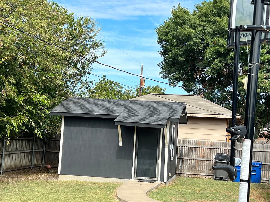 Shed for Tenant Storage.