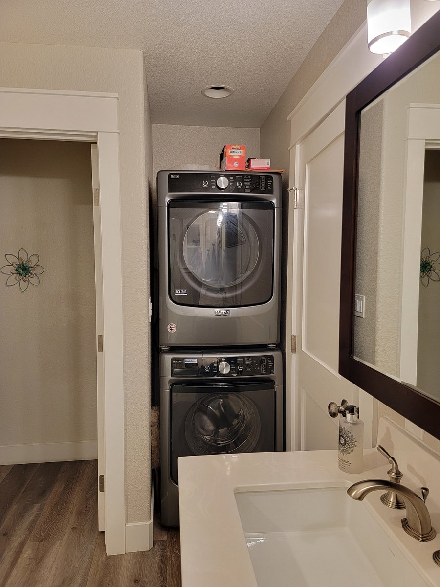Washer and dryer