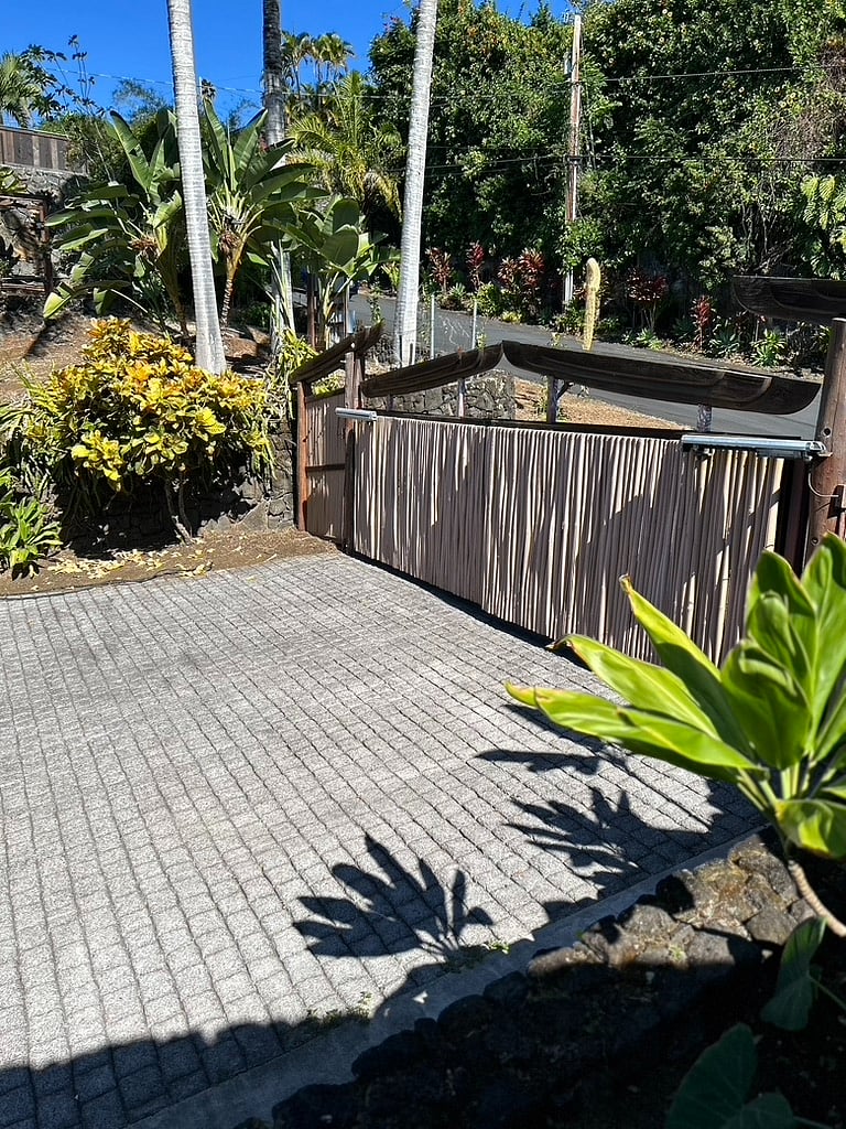 park within private gate