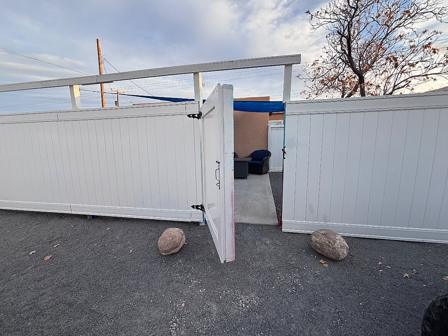 Private courtyard entrance