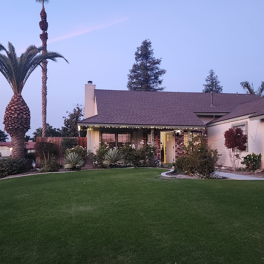 Exterior of main home.