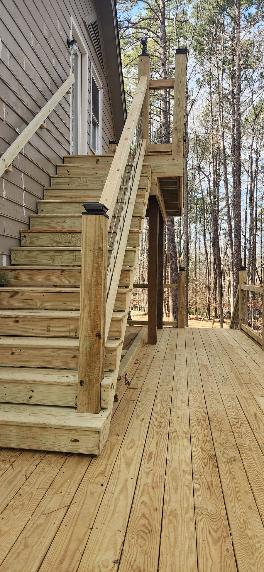 Lighted Private Deck/ Balcony