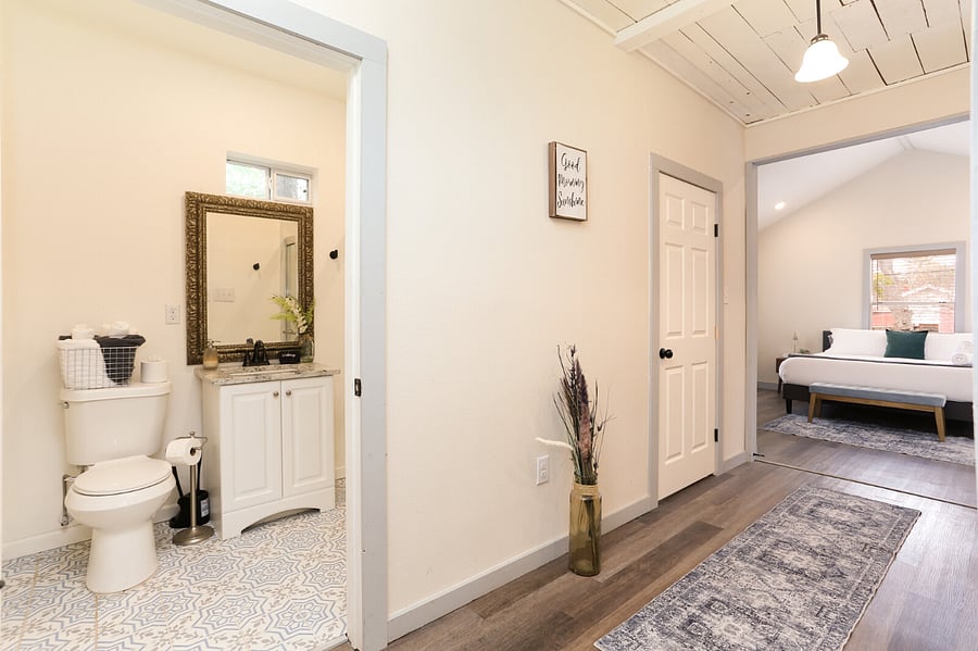 Entrance to primary bathroom