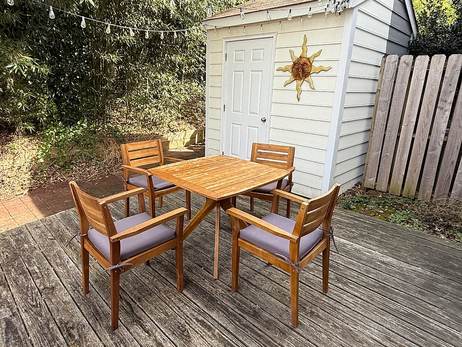Private patio