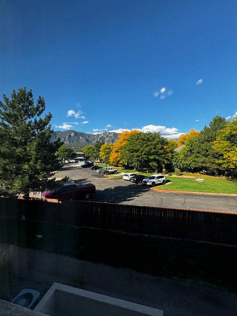 Views from the window in bedroom B (master bedroom)