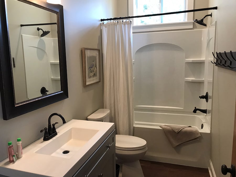 Spare bathroom
