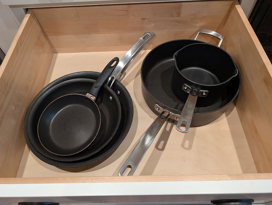 Kitchen supplies: pots and pans