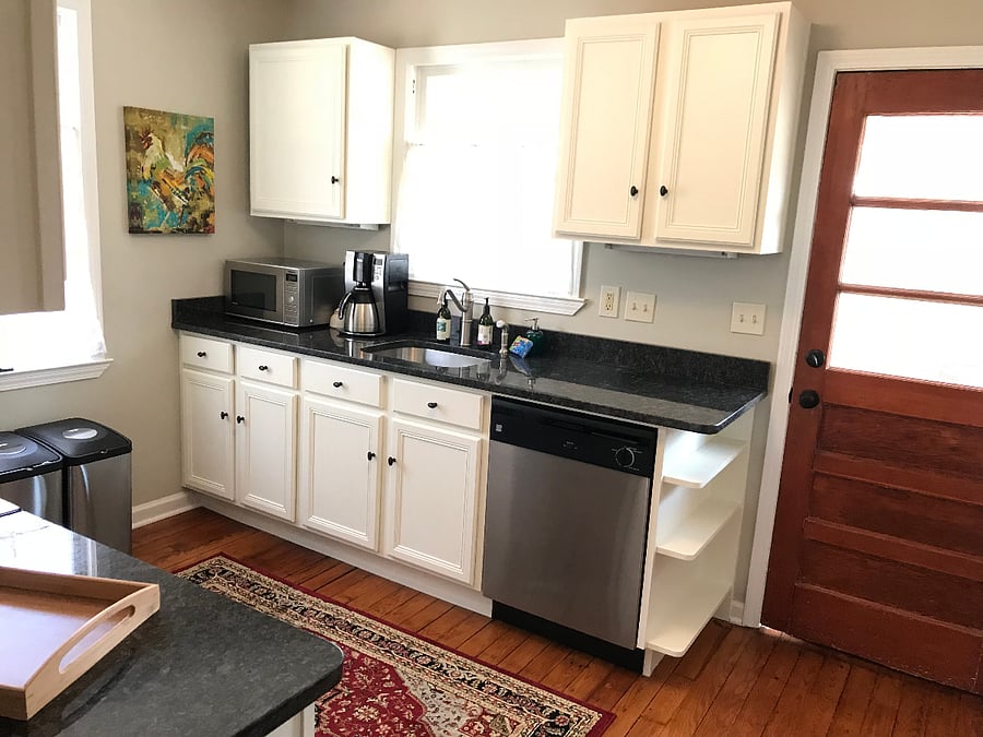 Updated kitchen with stainless appliances