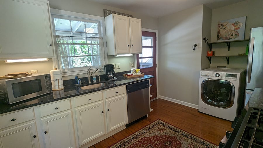 Updated kitchen with stainless appliances