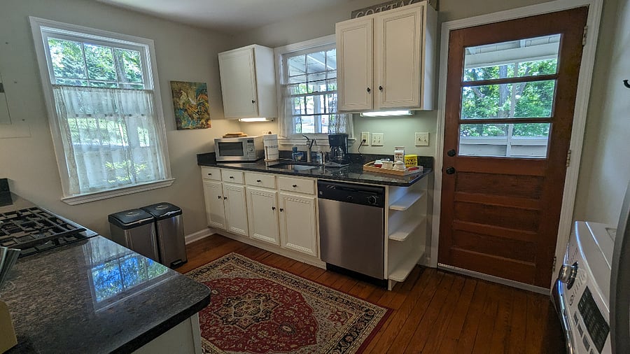 Updated kitchen with stainless appliances