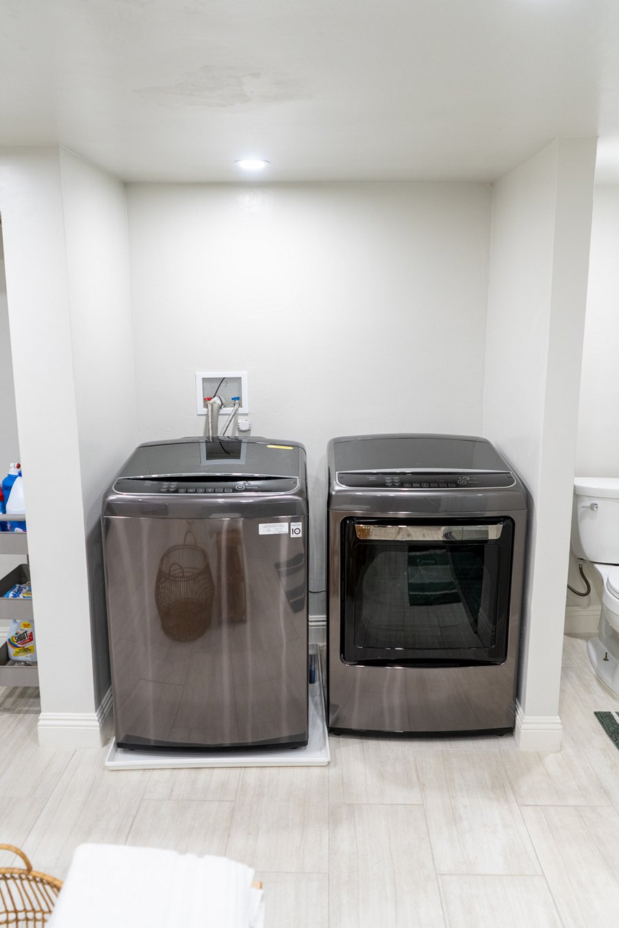 Washer and dryer