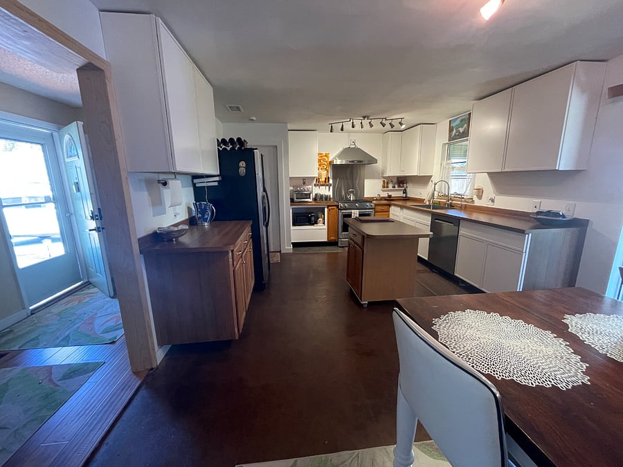 Newly remodeled kitchen