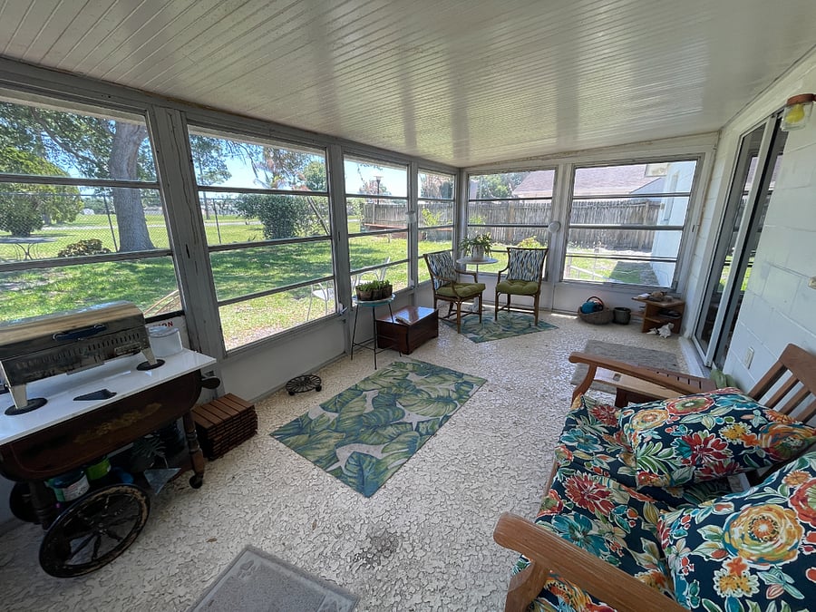 Back porch room