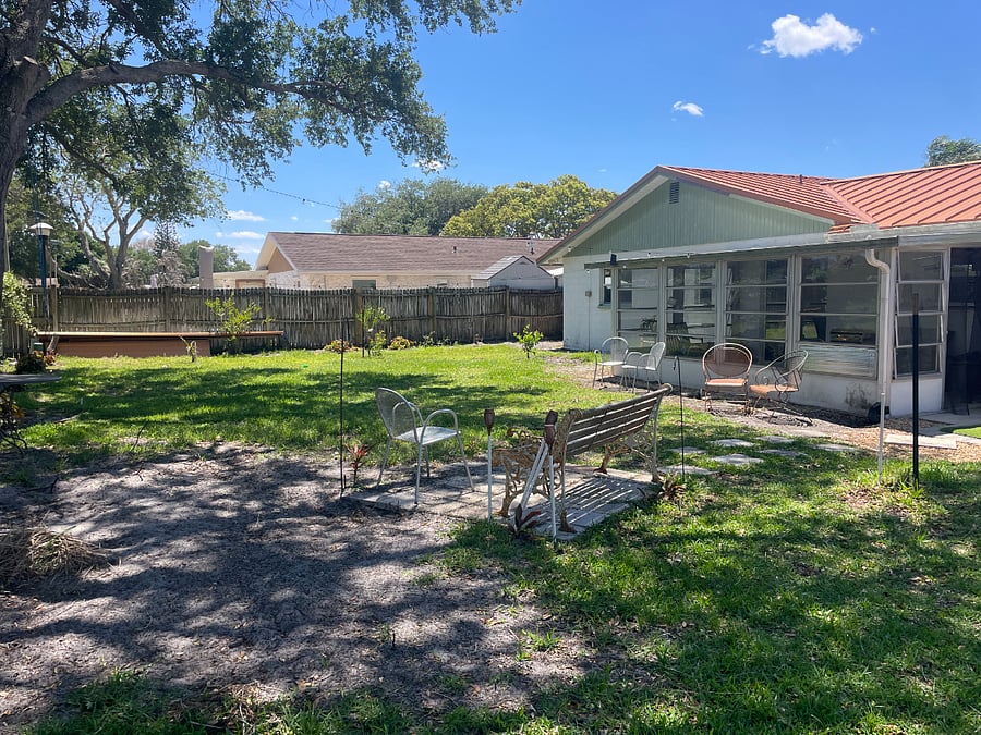 Back yard