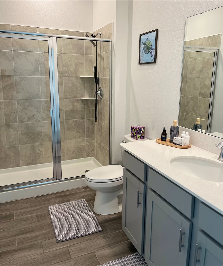 Private bathroom.