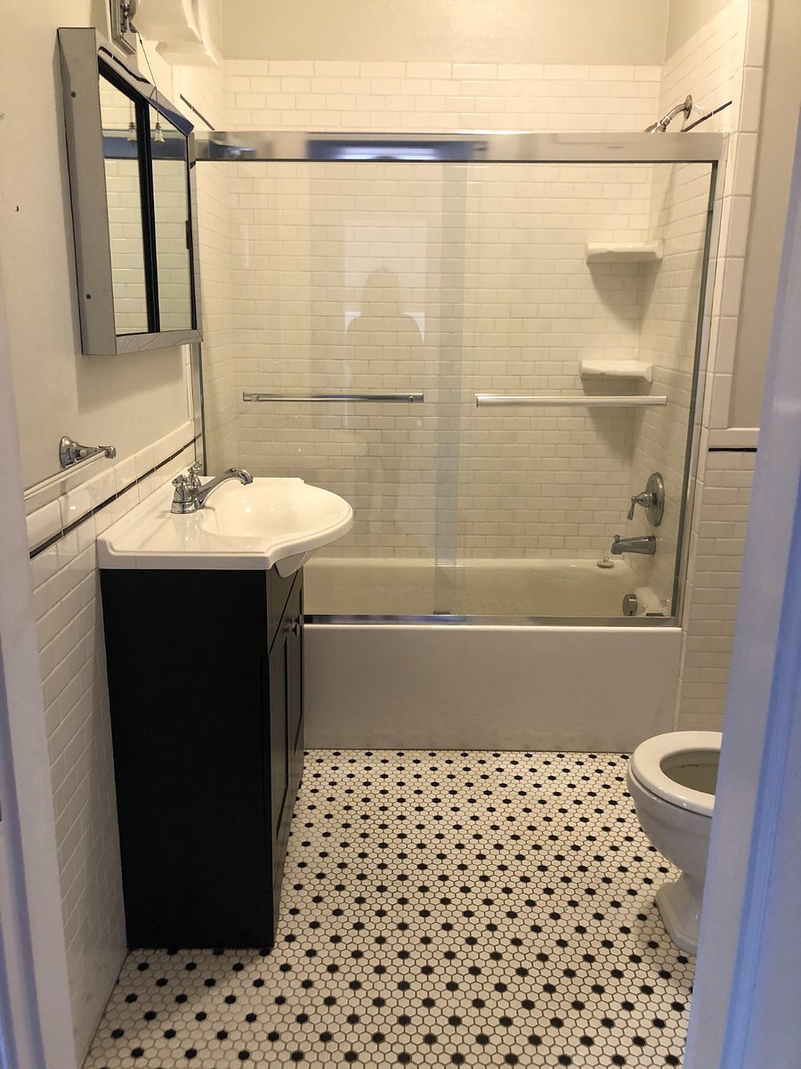 bathroom with built in storage