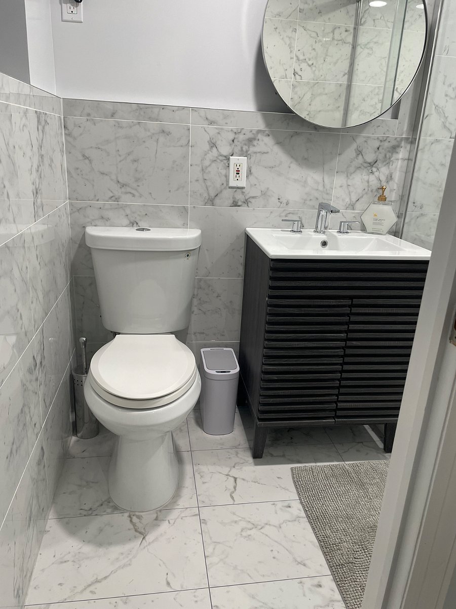 Clean bathroom