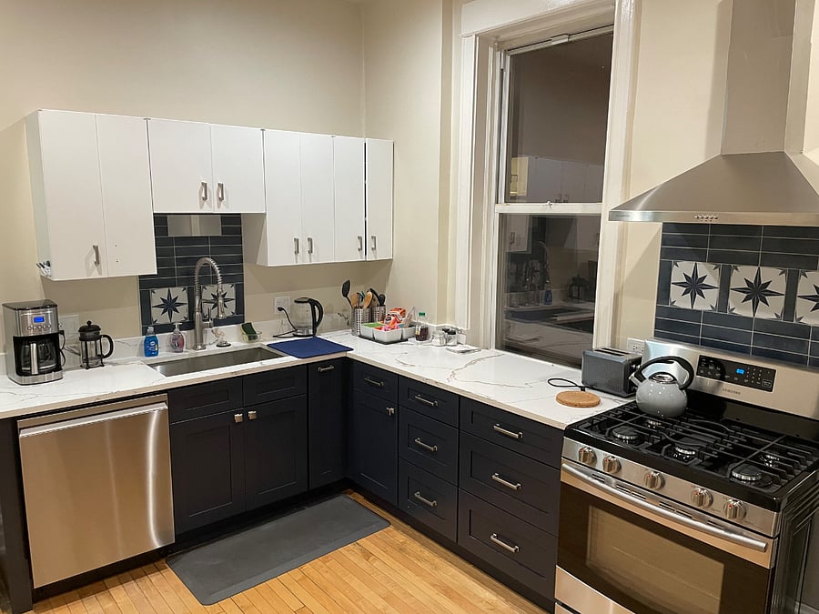 Beautiful updated kitchen, fully stocked, New refrigerator with icemaker and new dishwasher and garbage disposal.
