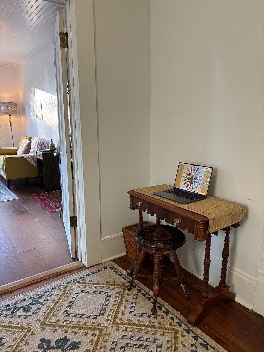 Small work area. W
