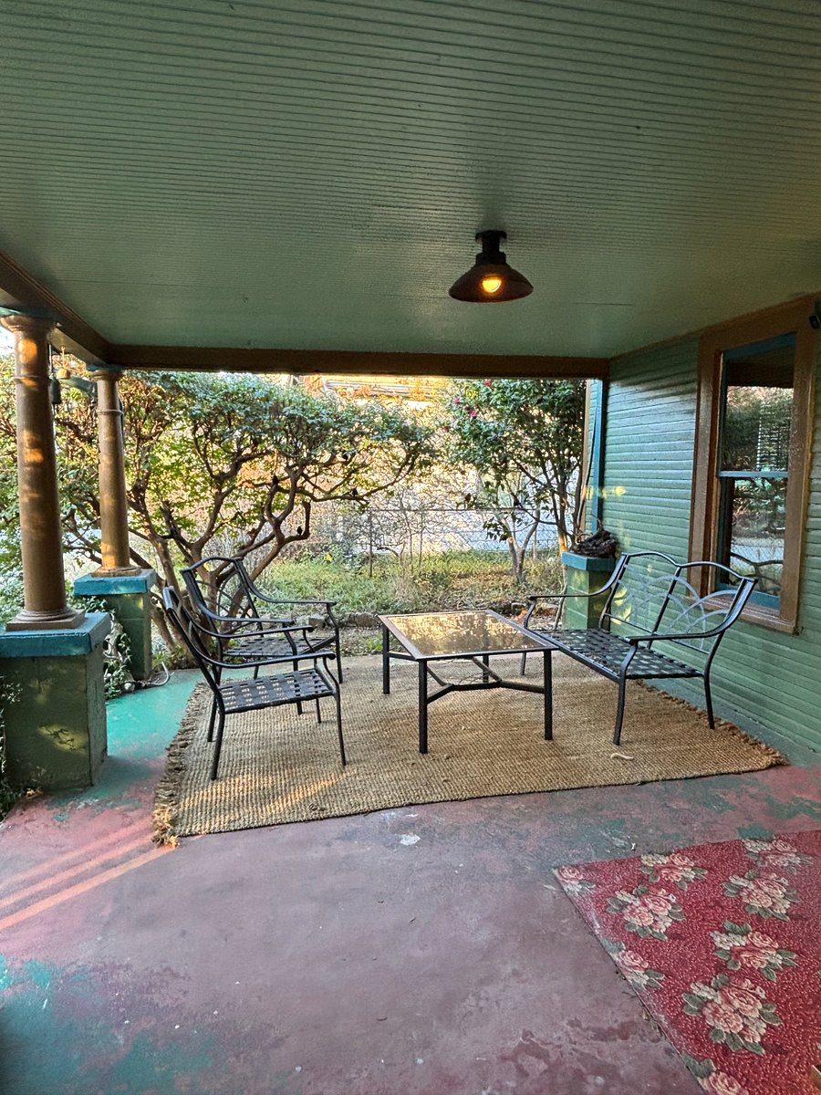 Outside sitting area