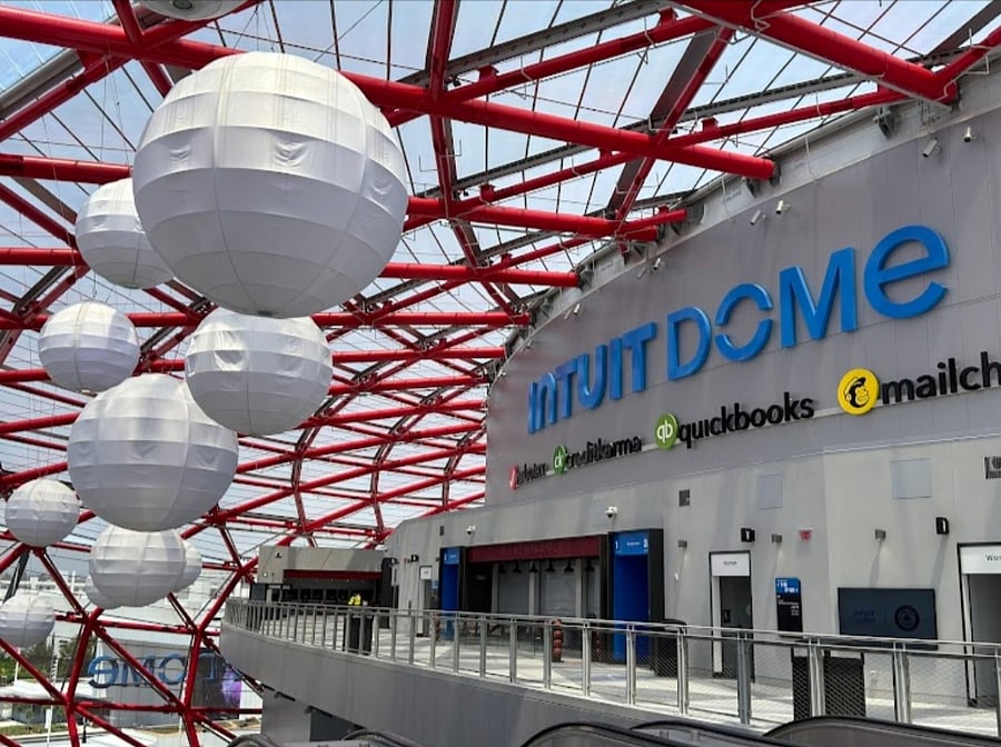 Intuit Dome (3 min away)