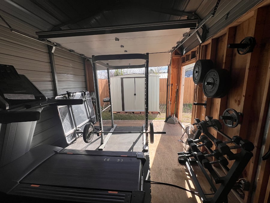 Home gym.