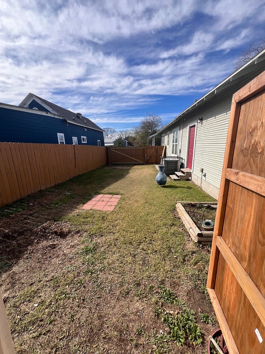 Back yard.
