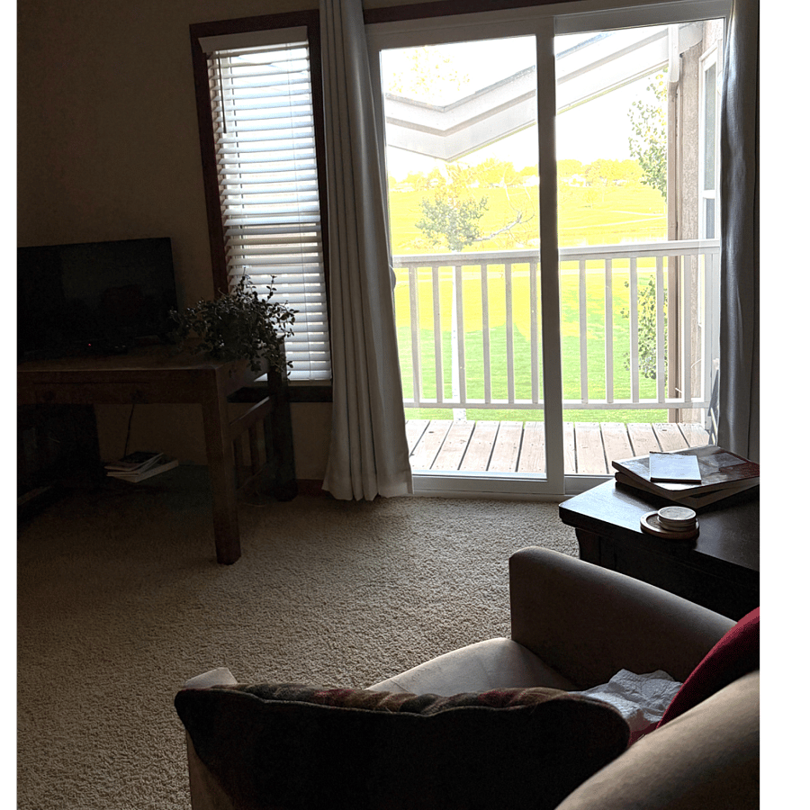 Views from master suite, sitting room to golf course and mountains