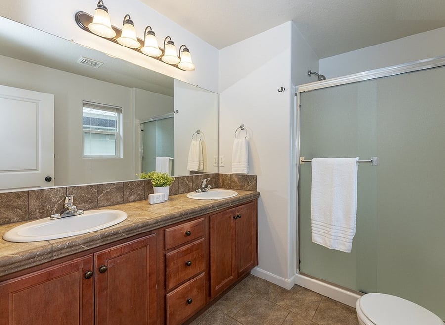 Bathroom off the primary bedroom.