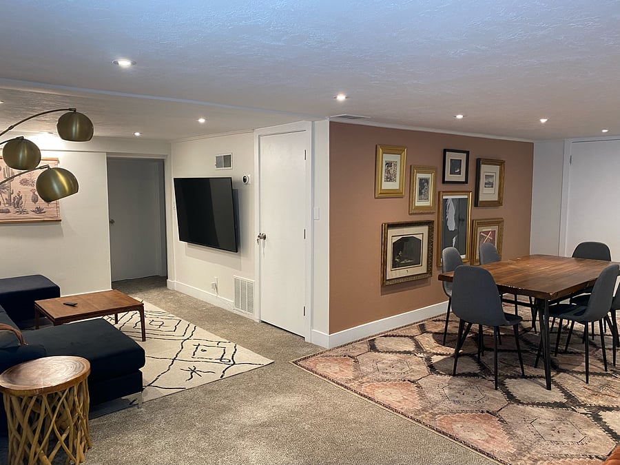 Living and dining area