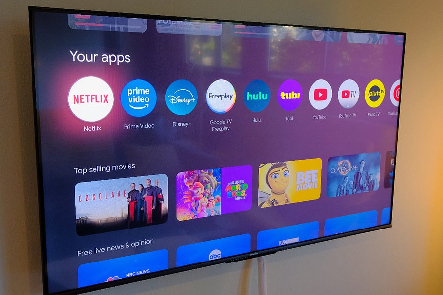 55" Smart TV with Google OS