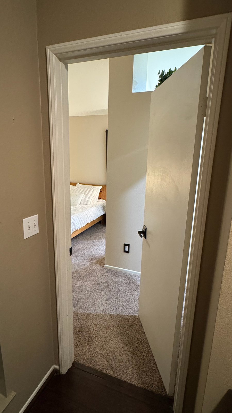 Your master suite comes equipped with a key lock entry