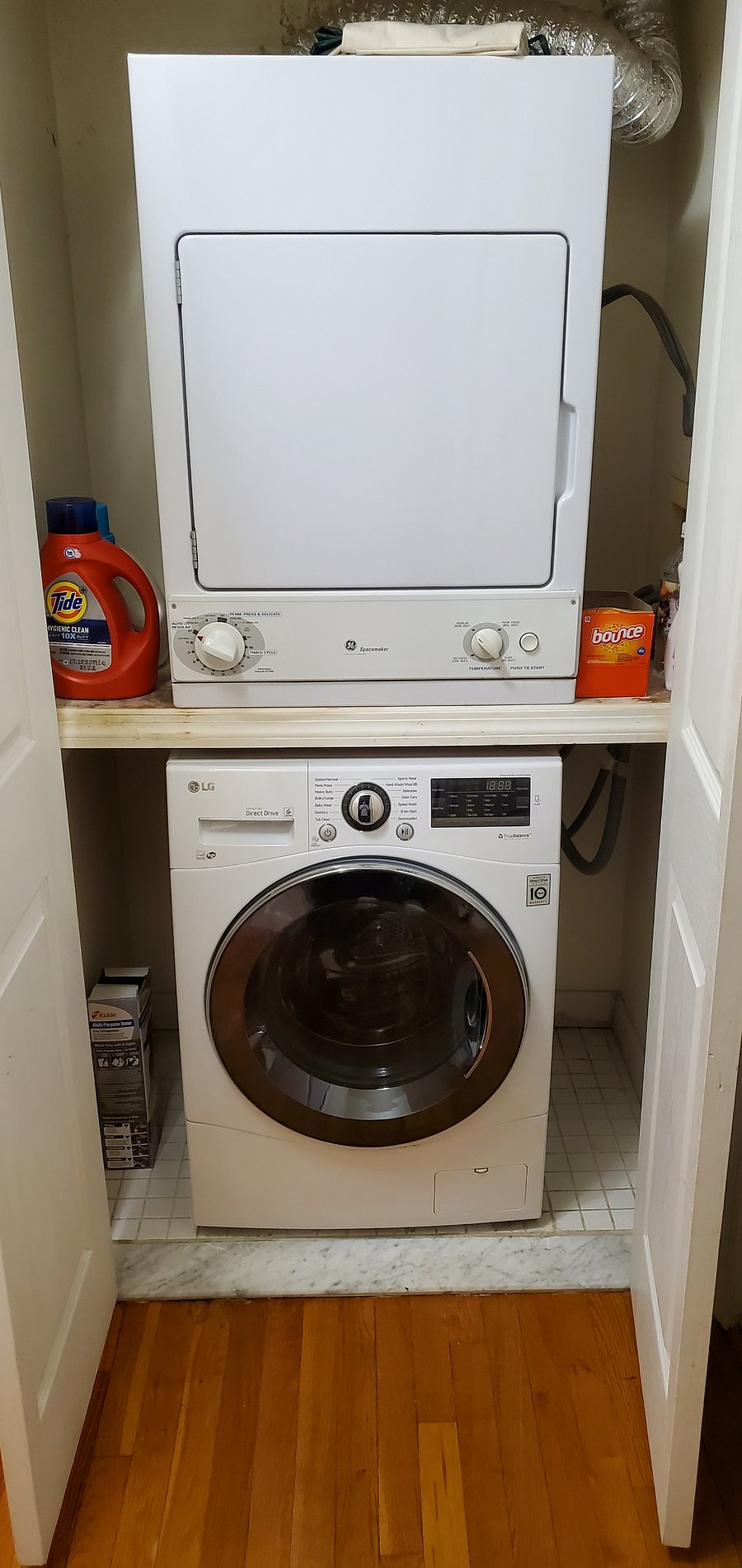 In-unit washer and dryer