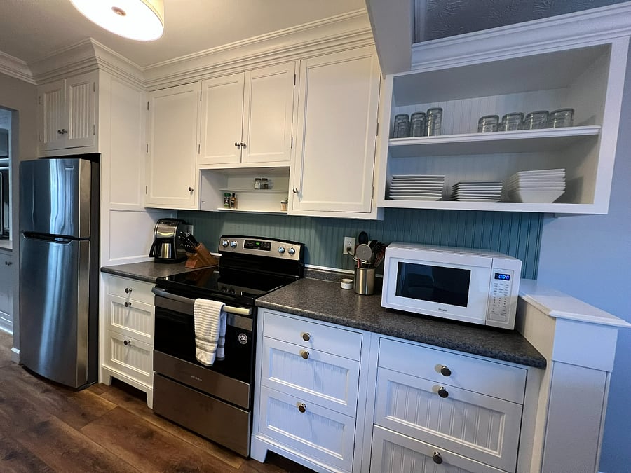 Full Size Fridge, Stove, More Cabinets and Drawers