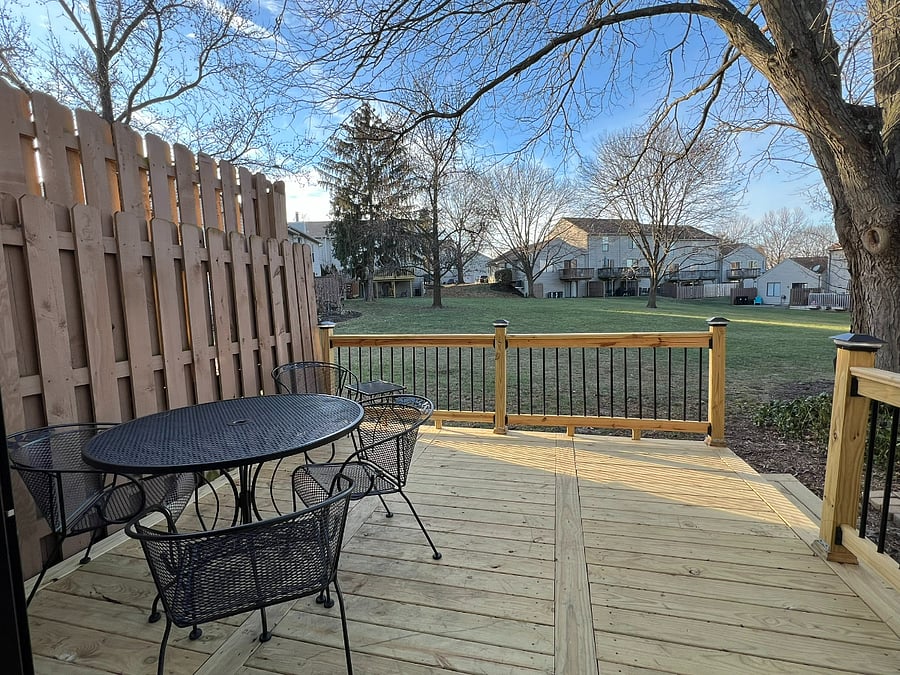 Deck with Outside Seating
