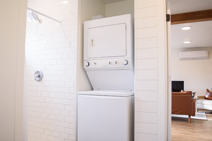 In-bathroom washer/dryer