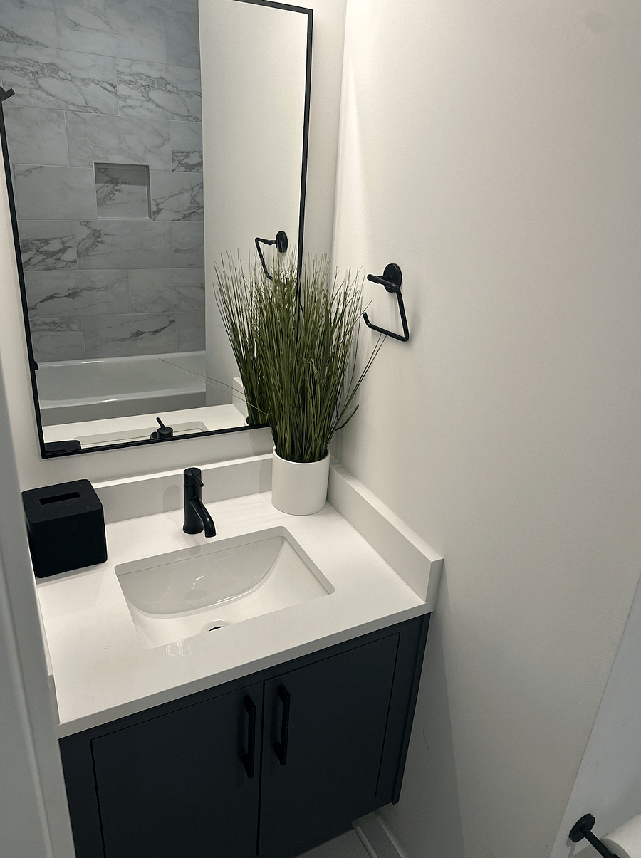 Main-Level Vanity and Sink