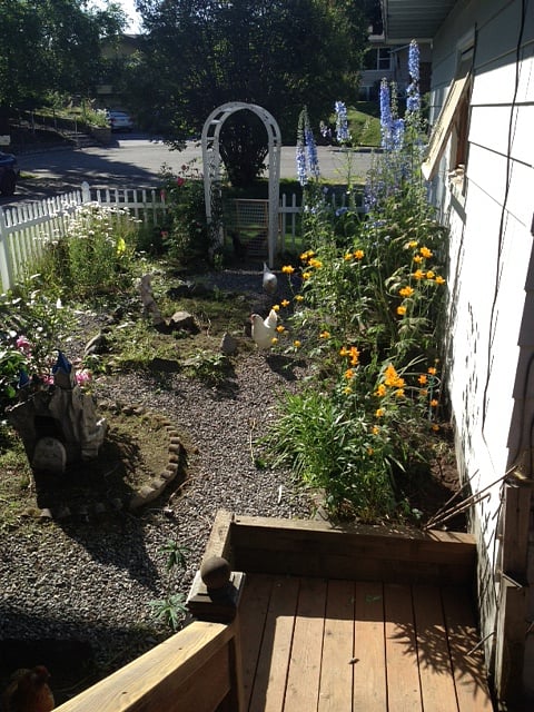Side of the house.