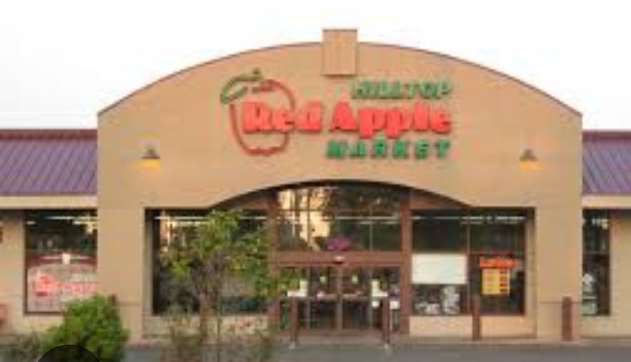 Grocery store across from light rail 3 blocks from apt