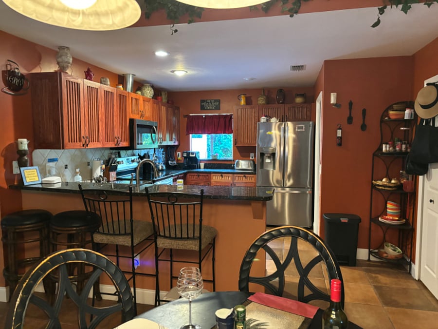 New Stainless Steel Appliances, Full size fridge, Ceramic Top Stove, Microwave
