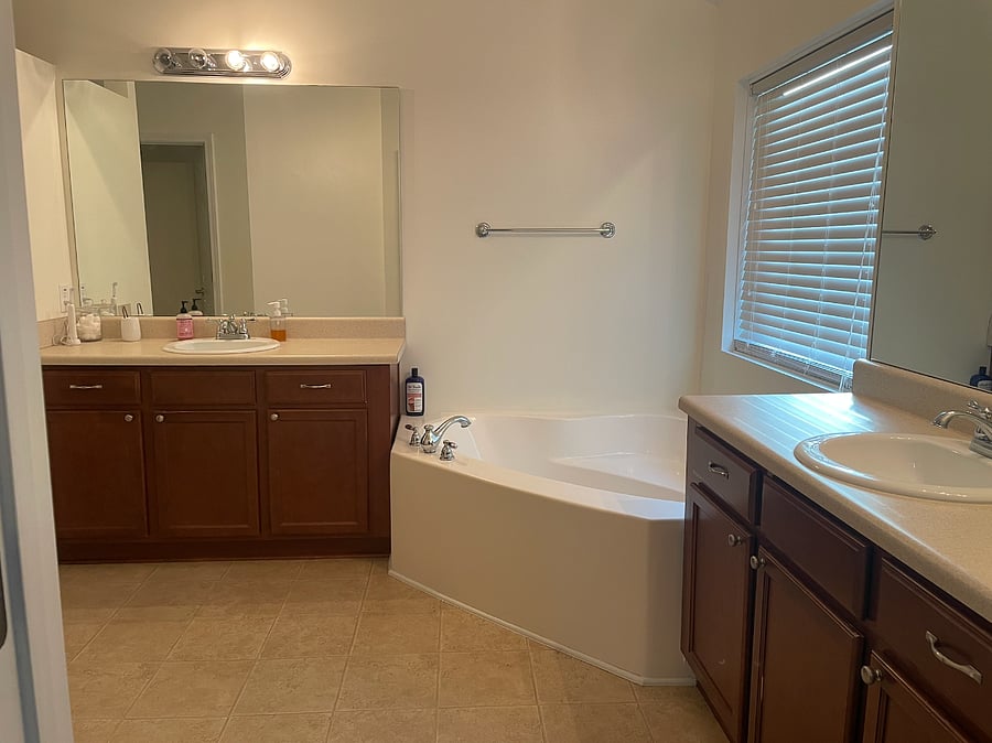 master bathroom