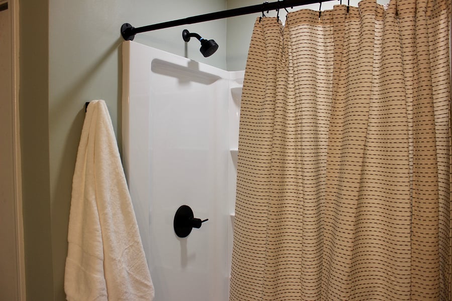Luxurious walk in shower
